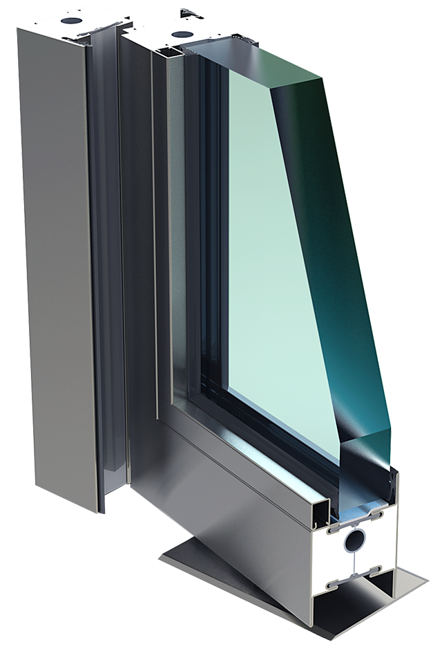 STB80 Glazed Swing Pivot Door – TECFIRE