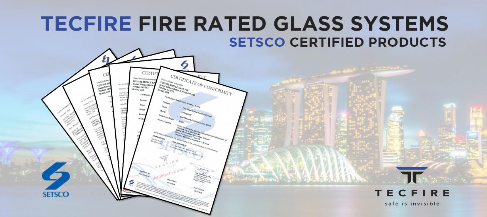 SETSCO Singapore Approved!